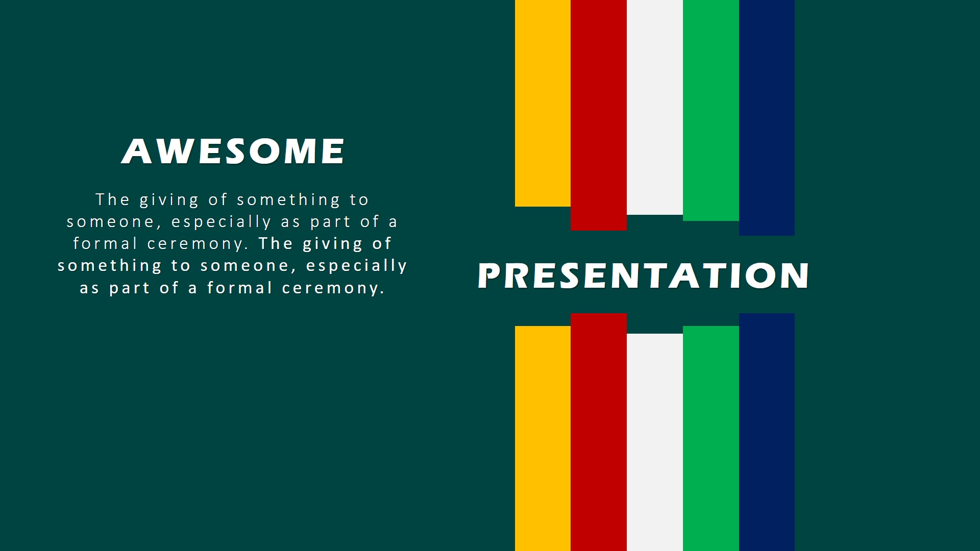 Sample slide 9